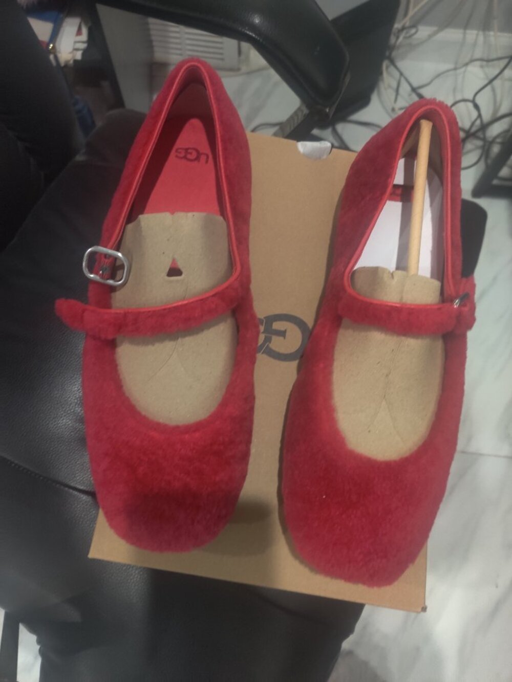 UGG shearling shoes size 12 New